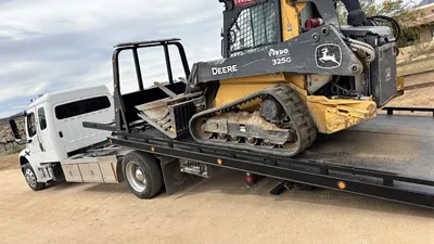 Mojave Pro professional flatbed towing truck operation
